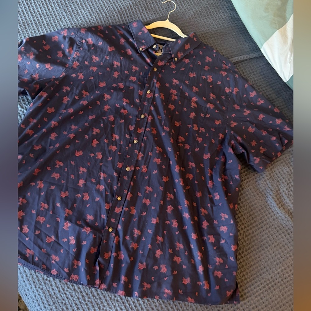 Harbor Bay Floral Casual Button-Down Shirts for Men